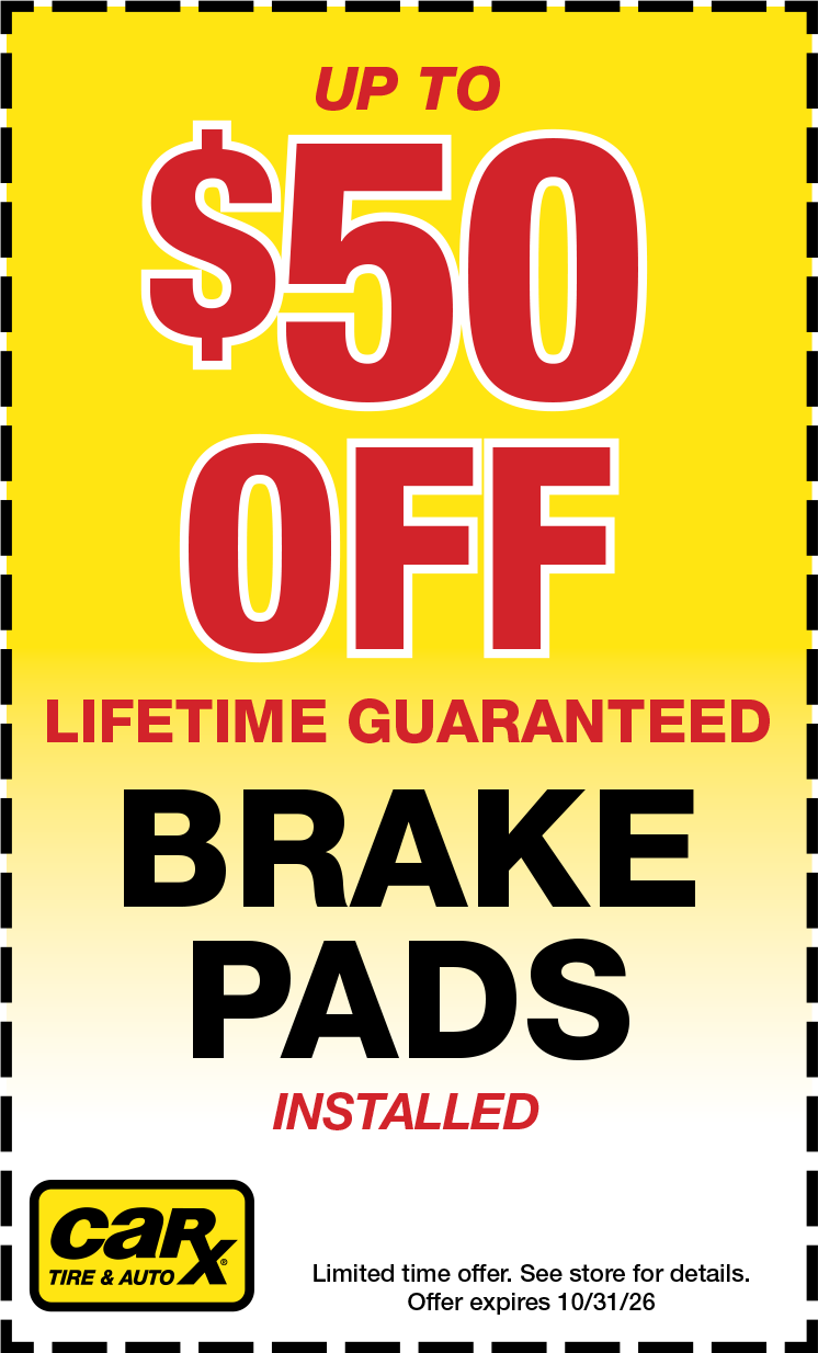 $50 OFF Brake Pads