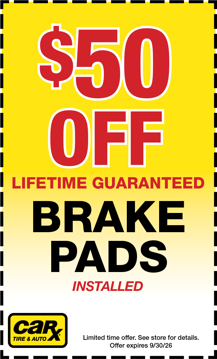 $50 OFF Brake Pads