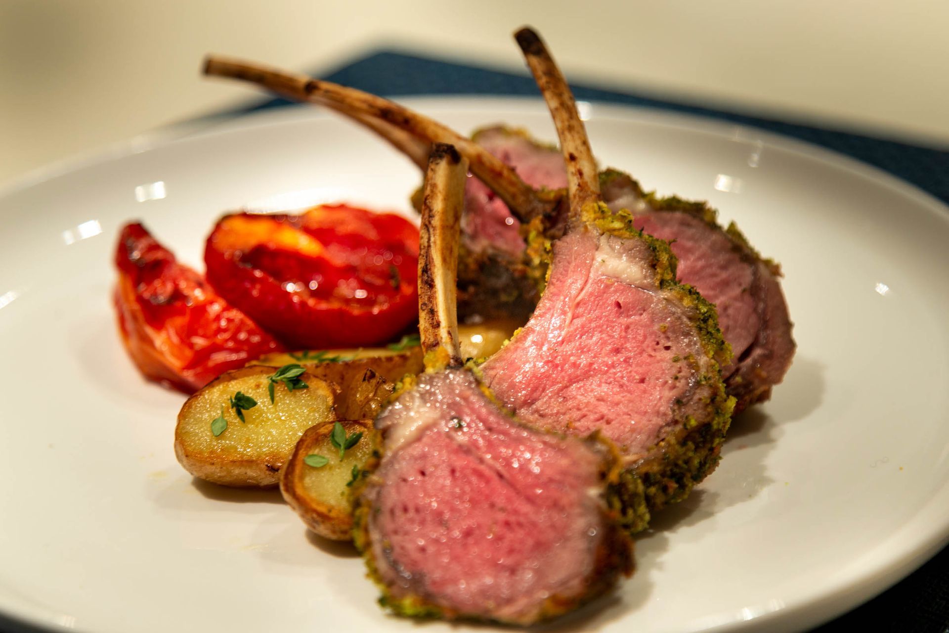 Prepared dish at CRU