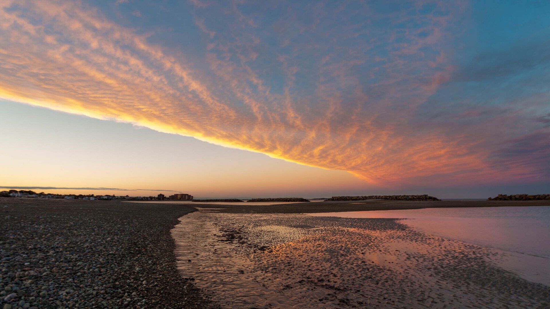 Massachusetts coastline near Boston North Shore