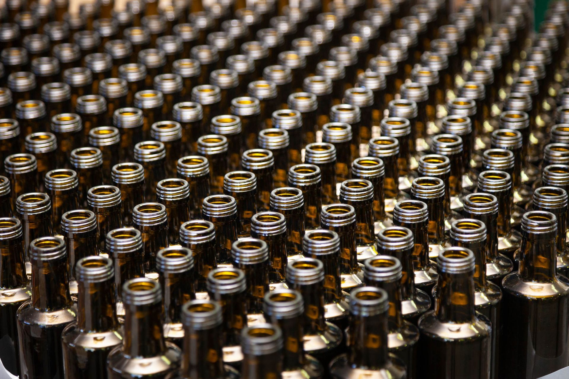 Bottling process at the Kasan production facility