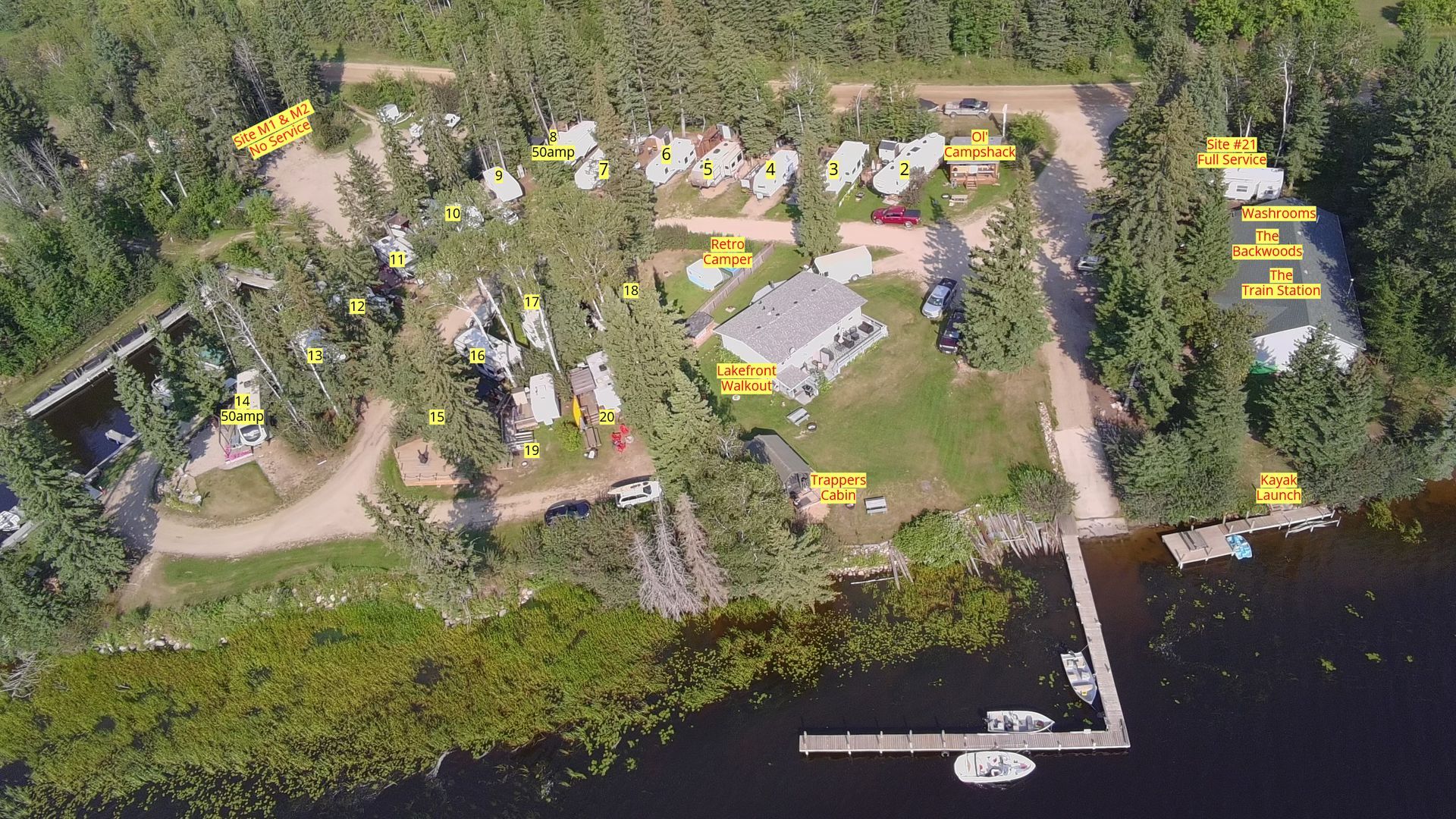 Map of Campground