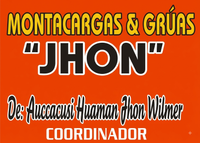 Montacargas y Grúas Jhon EIRL