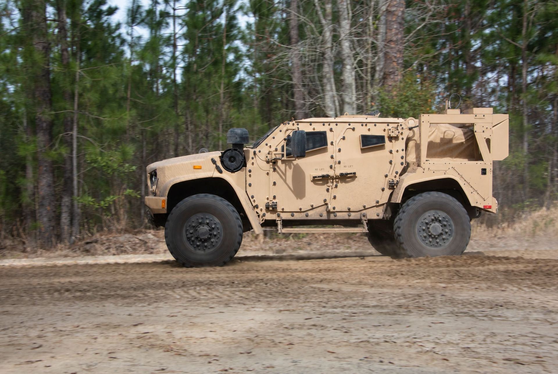 Joint Light Tactical Vehicle operating at Fort Stewart, Georgia