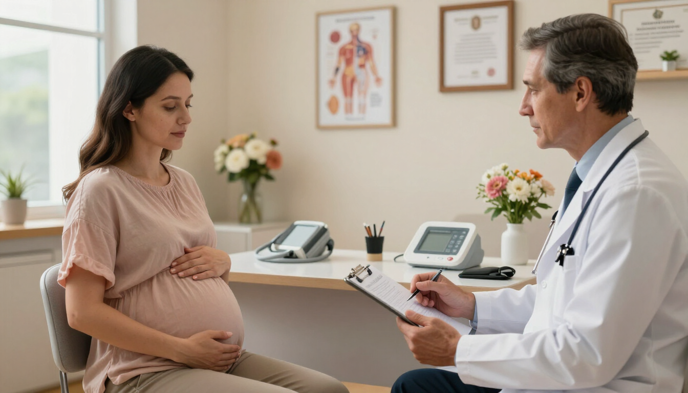 Consulta prenatal para embarazo de alto riesgo