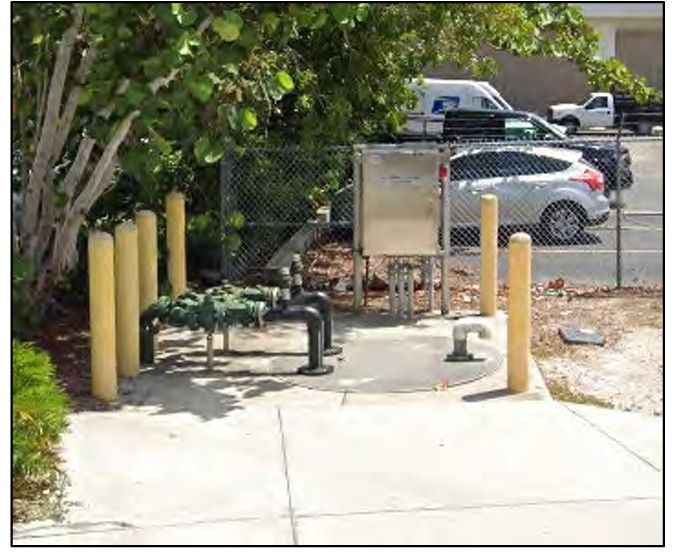 Parking Lot Outdoor water pump system.Punta Gorder Water mitagation solution. 