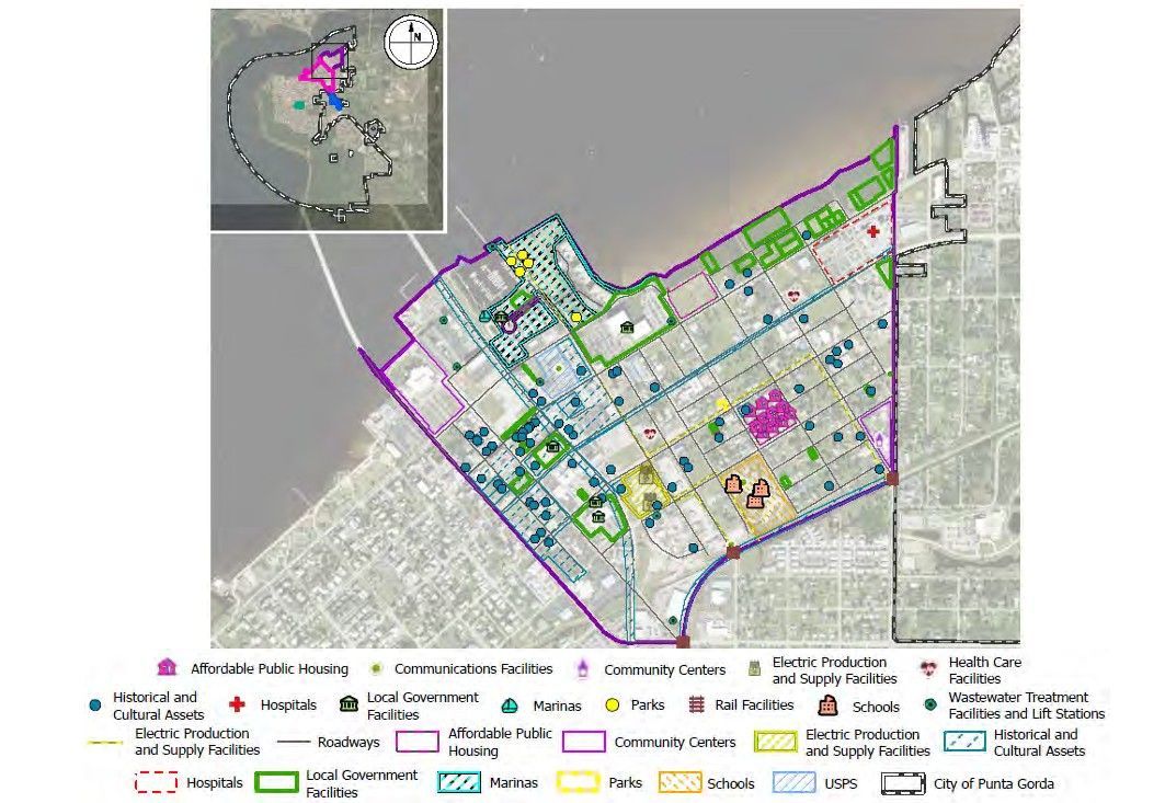 Southwest Florida - Map for Punte Gorda water Mitagation plans.