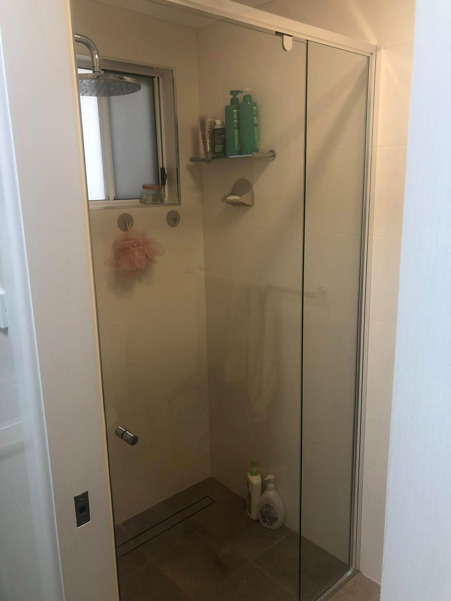 A Small Shower With a Glass Door — Long Jetty Glass in The Entrance, NSW