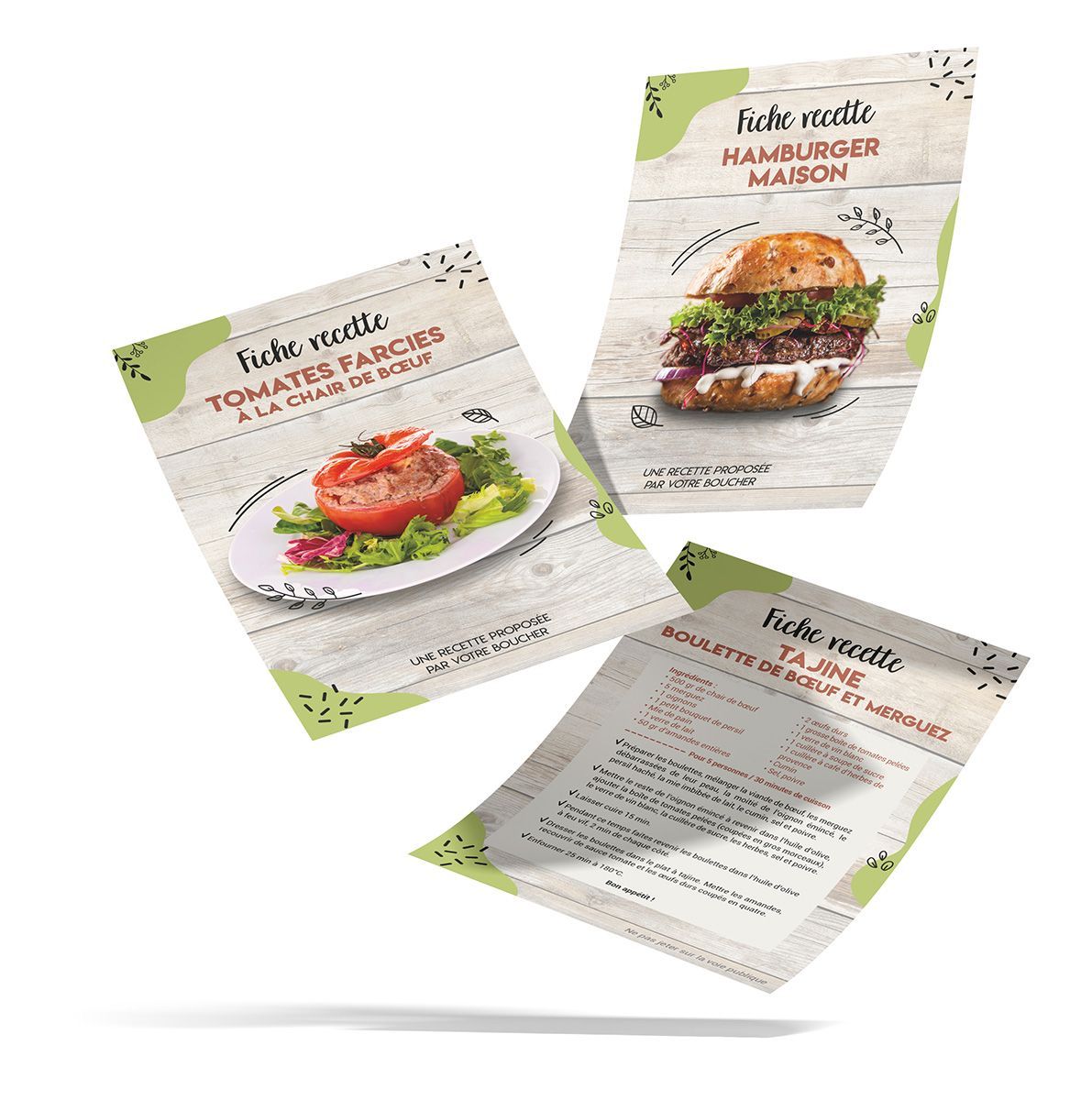 Fiches recettes Unébio