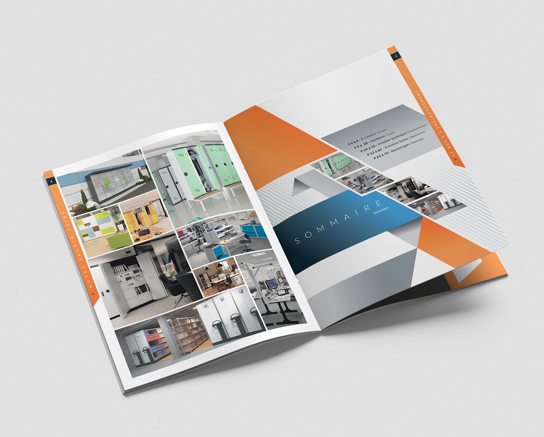 Catalogue Acial, Fabricant de mobiliers métallique.