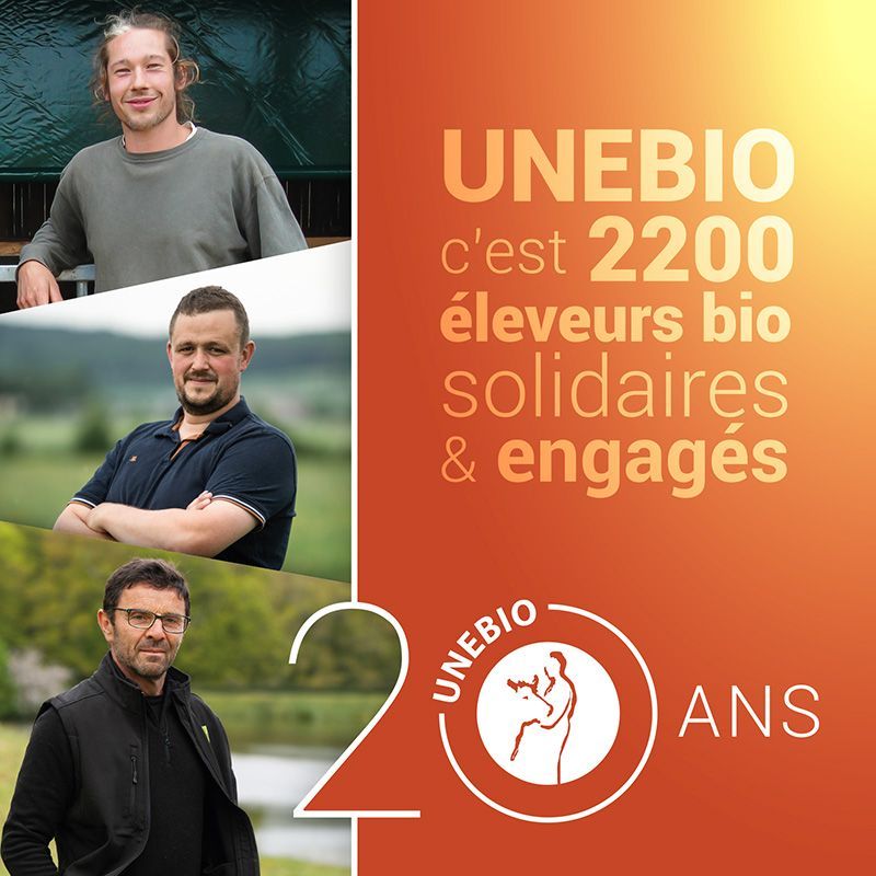 Poster UNEBIO 2200 éleveurs engagés
