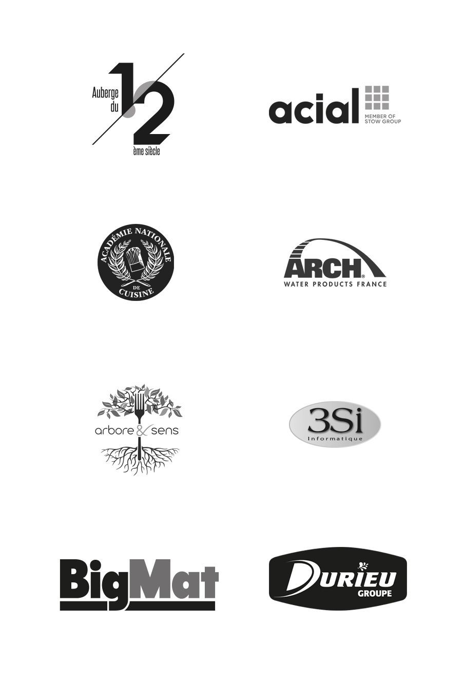 logos des clients qui ont fait confiance à l'agence Adfields