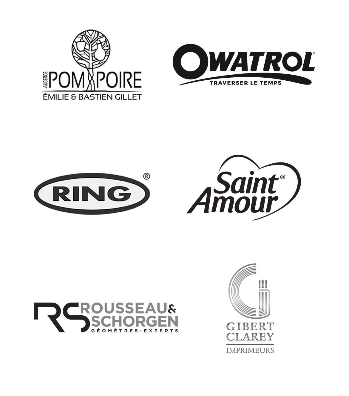 logos des clients qui ont fait confiance à l'agence Adfields