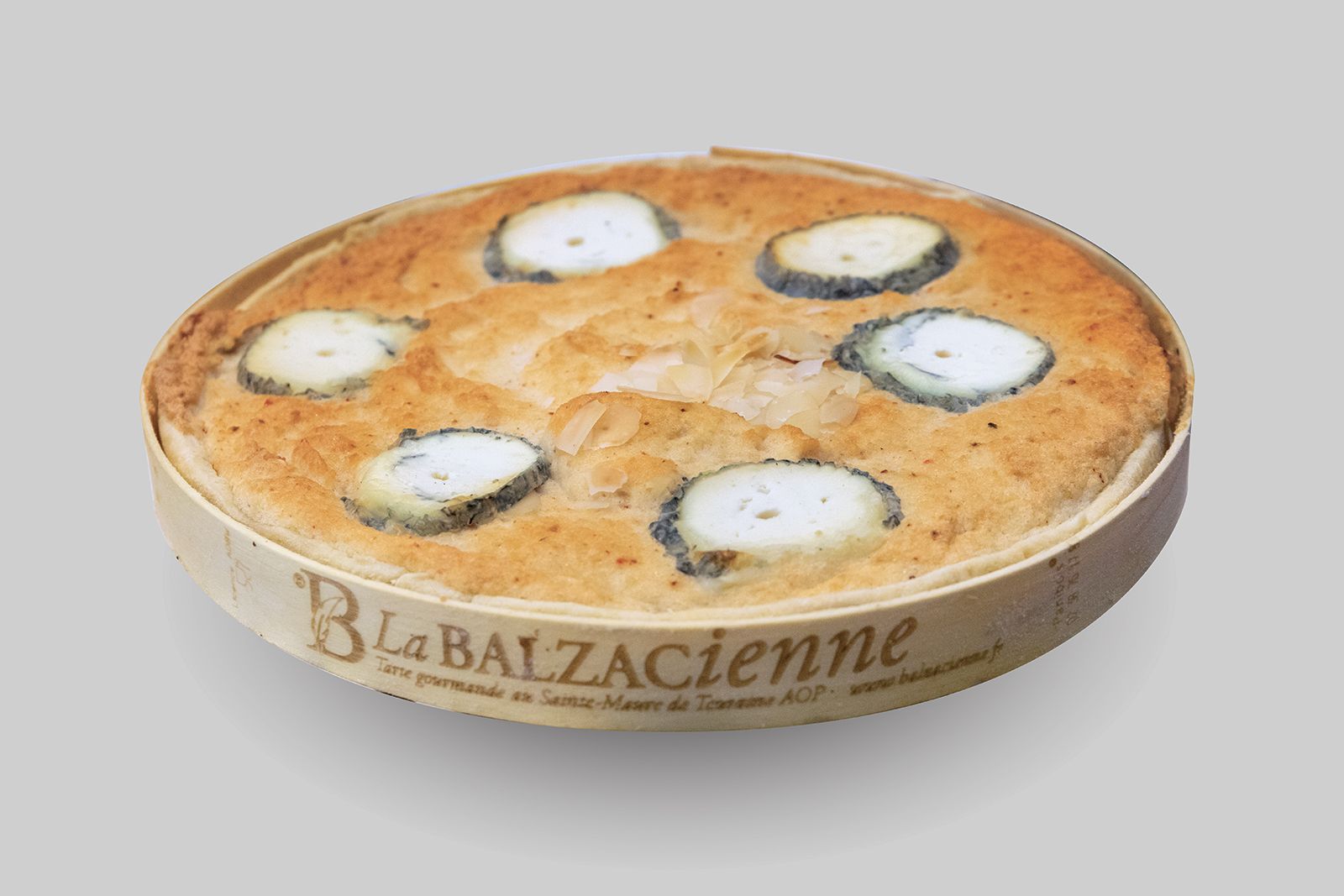 Tarte La Balzacienne au Sainte- Maure-de-Touraine Tarte La Balzacienne au Sainte- Maure-de-Touraine