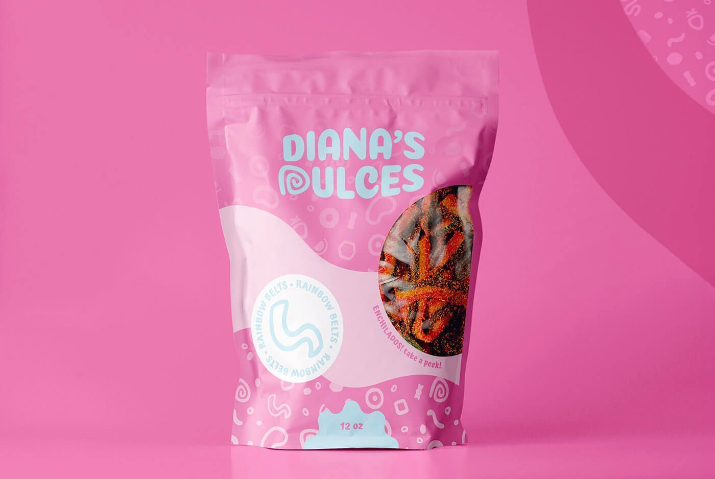 creative package design with vector illustrations for candy