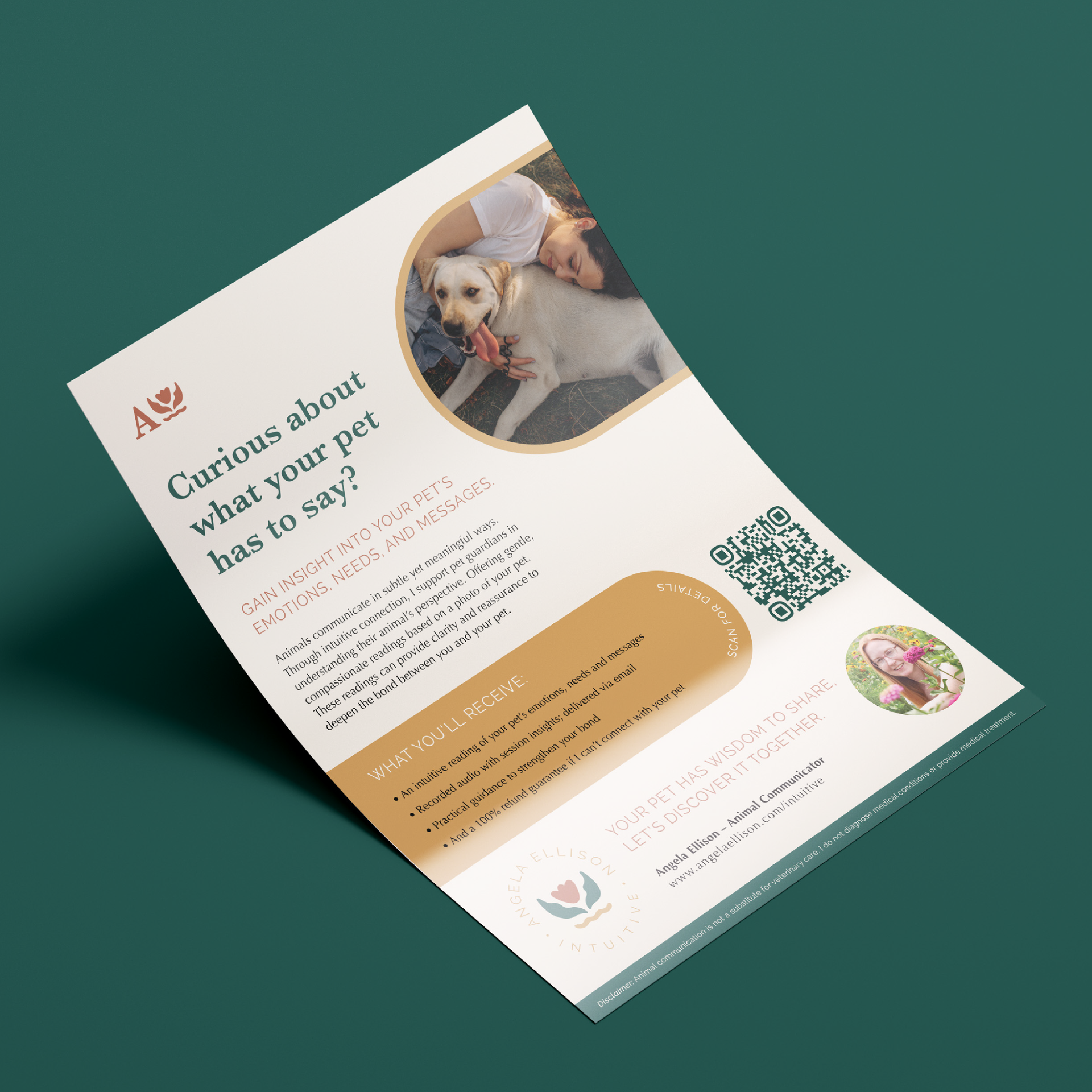 Small business creative design for promotional flyer.
