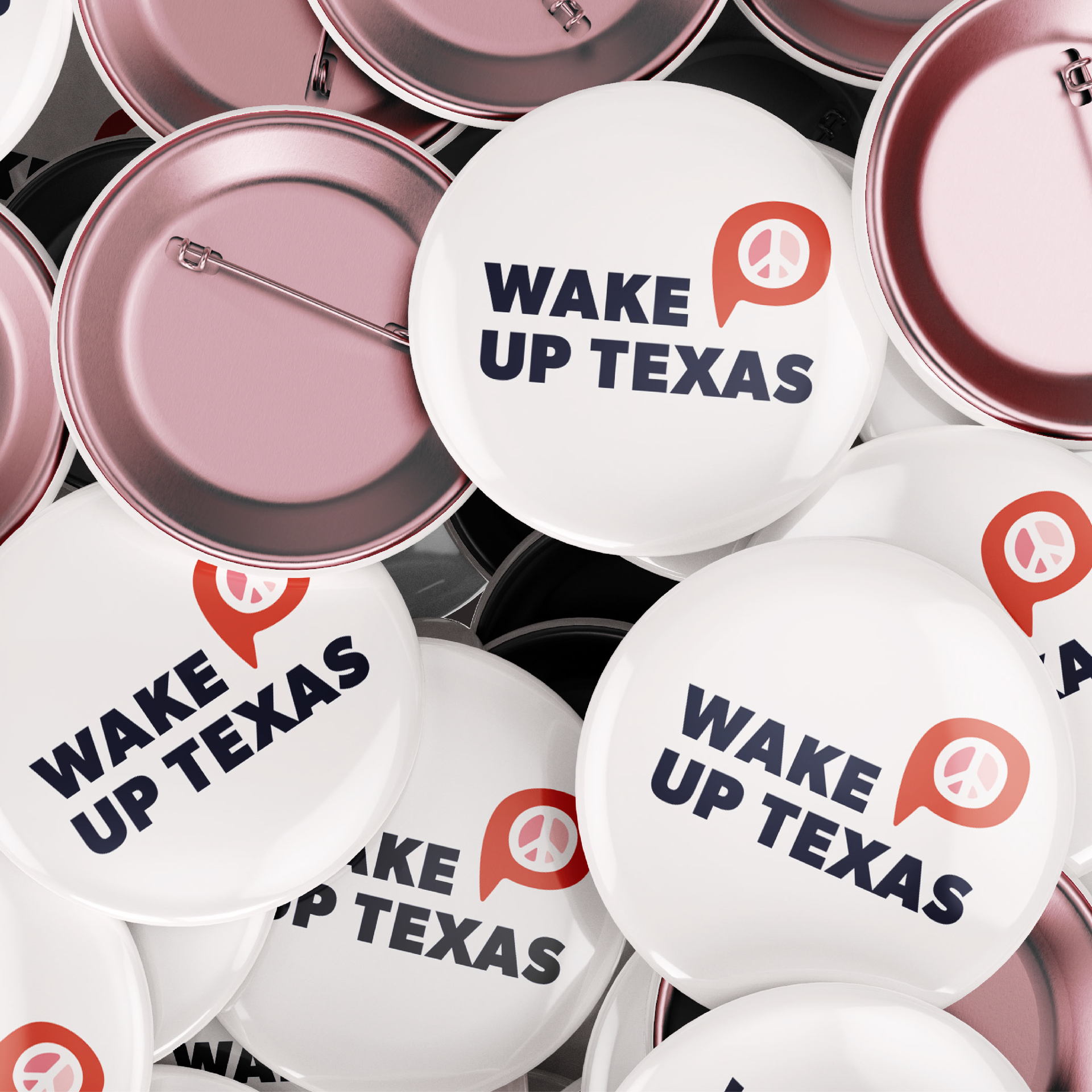 Community organizer creative branding and promotional materials.
