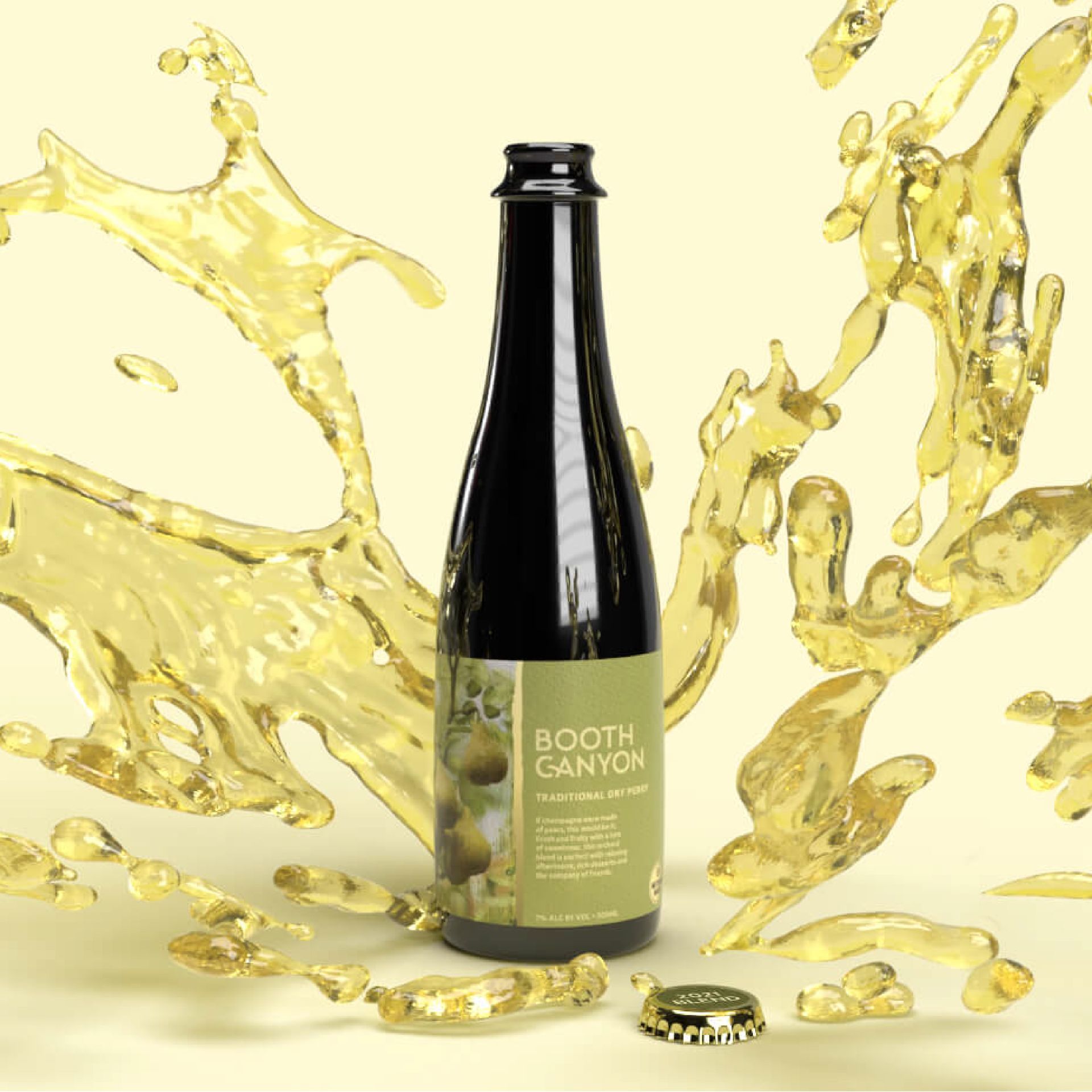 Creative design for PNW cider label.