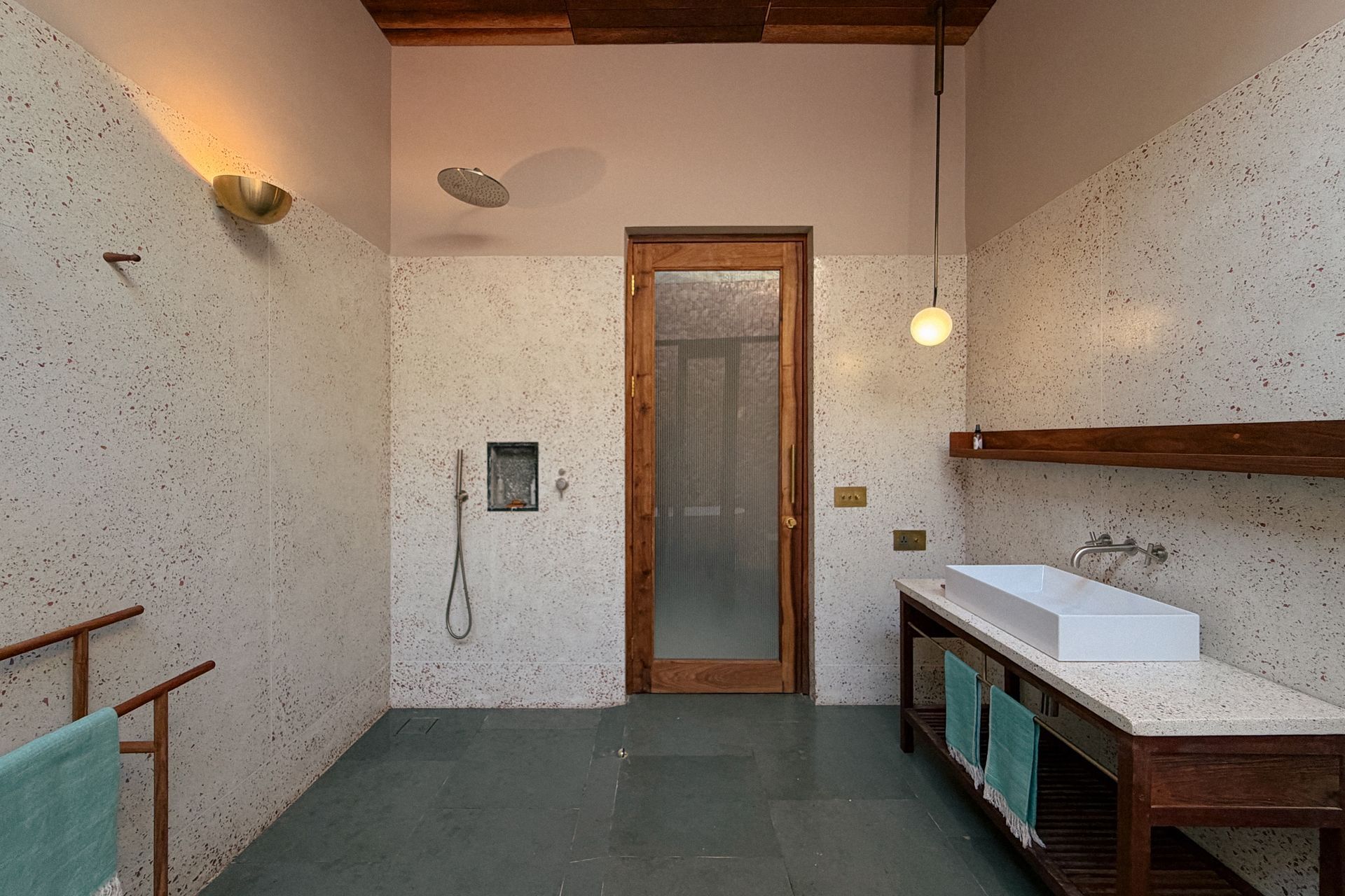 Julia first floor bathroom and open air bathtub