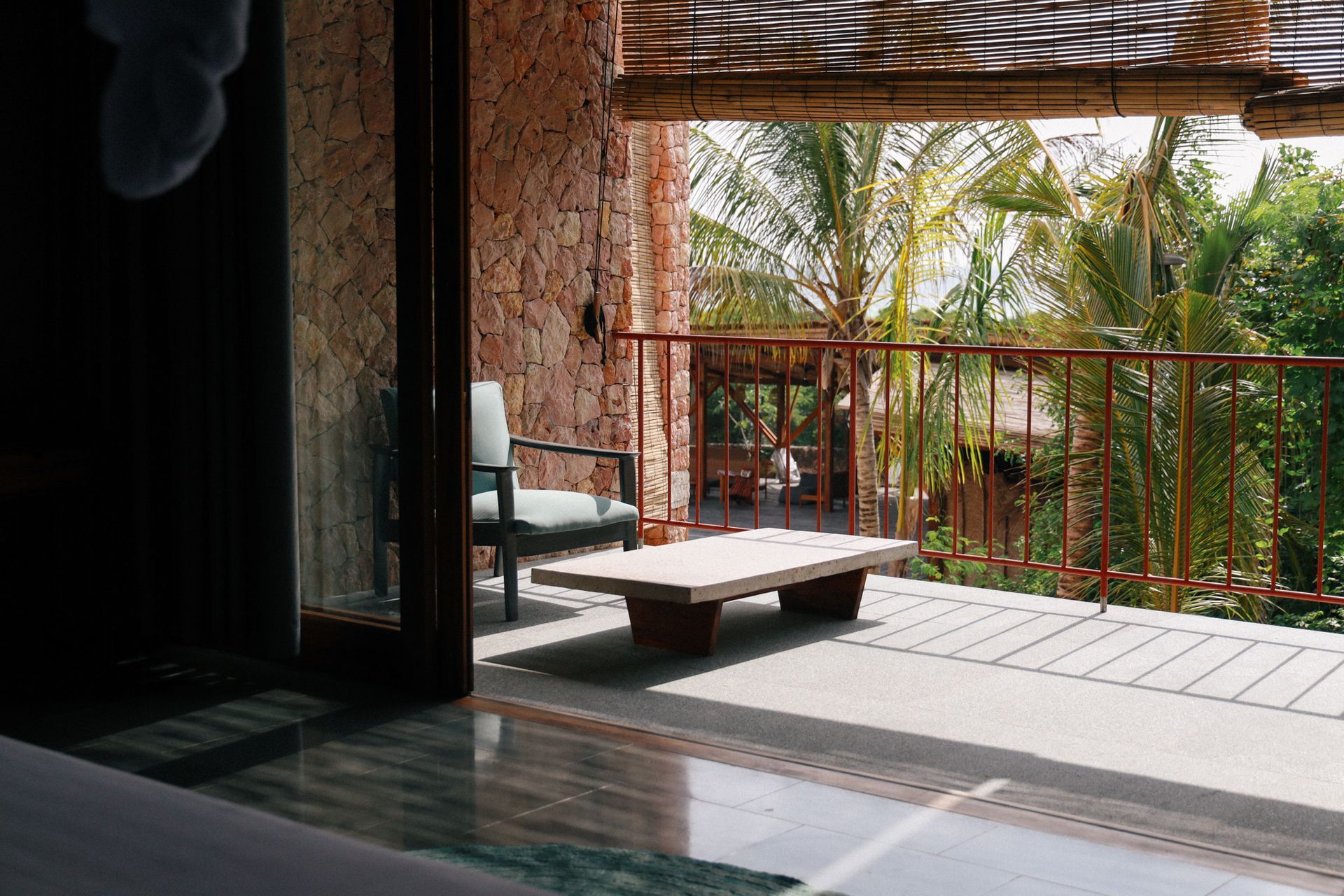pool and garden view