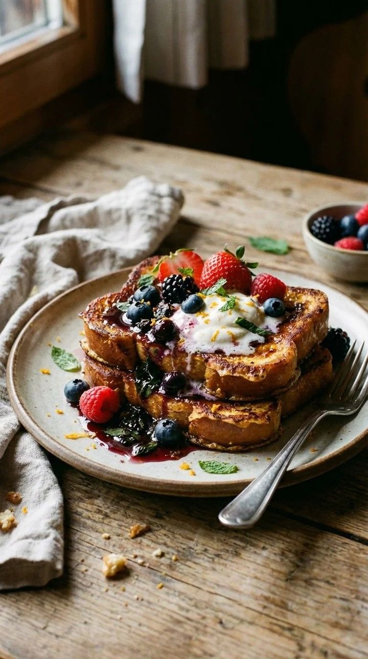 A bowl of food with a spoon in it on a table.