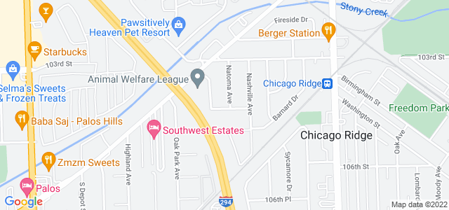 Map of business location