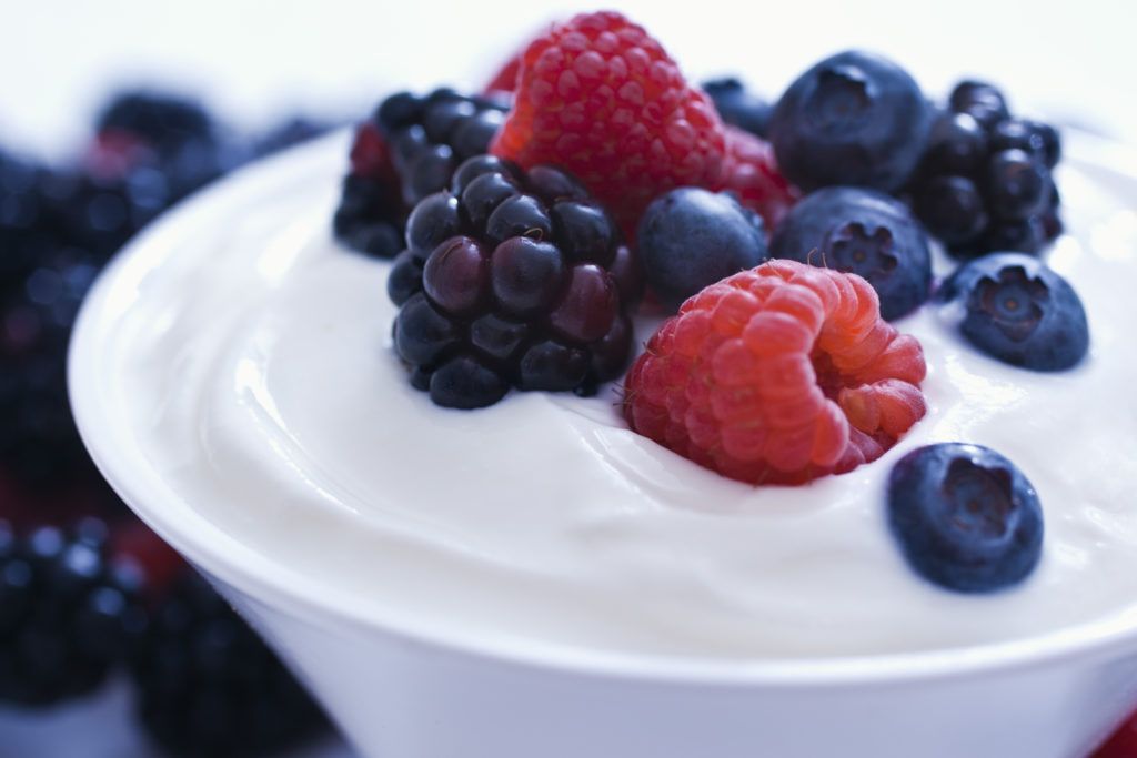 St. Louis breakfast catering with fruit and yogurt