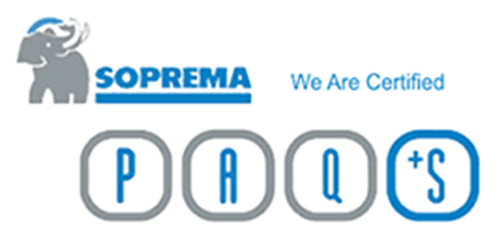Un logo pour une entreprise appelée suprema qui est certifiée