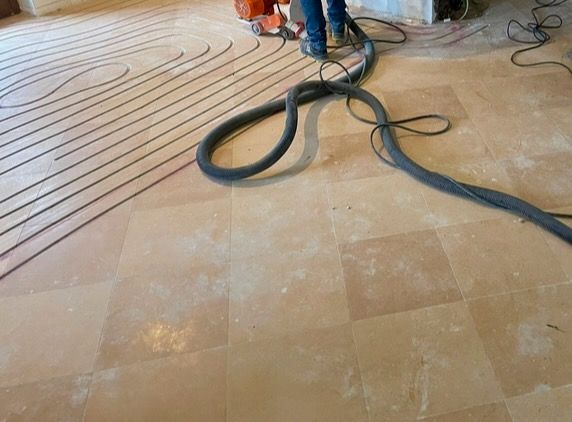 posa riscaldamento a pavimento su piastrelle o marmo - Thermasys - Arcene, Bergamo