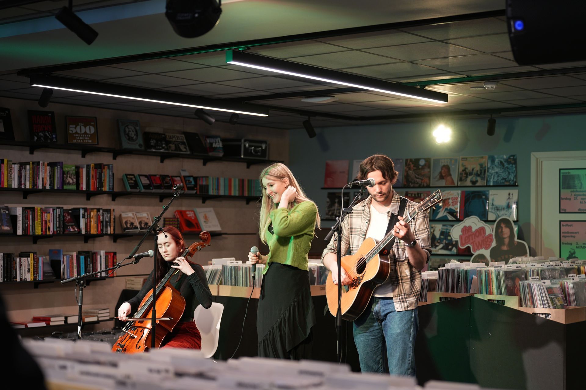 Vaarin norwegian folk pop artist live at Big Dipper