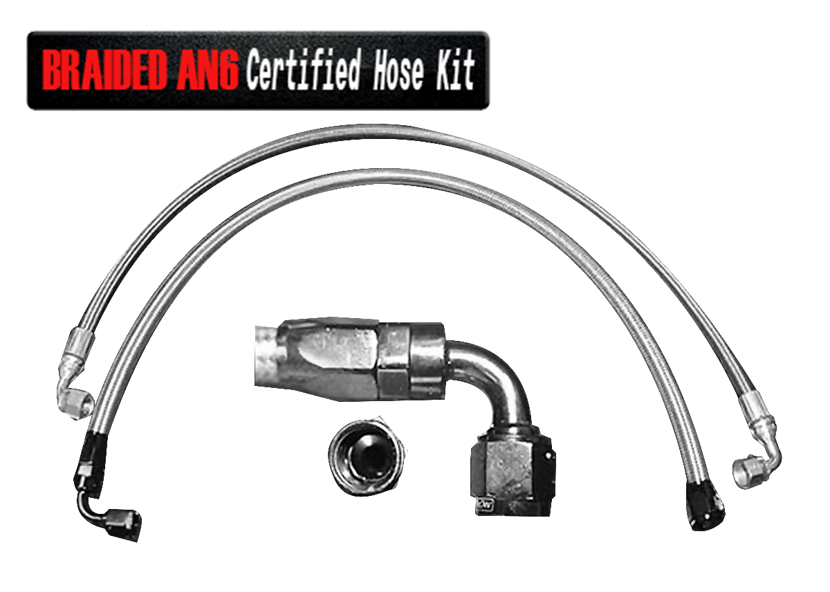 braided an6 hose kit