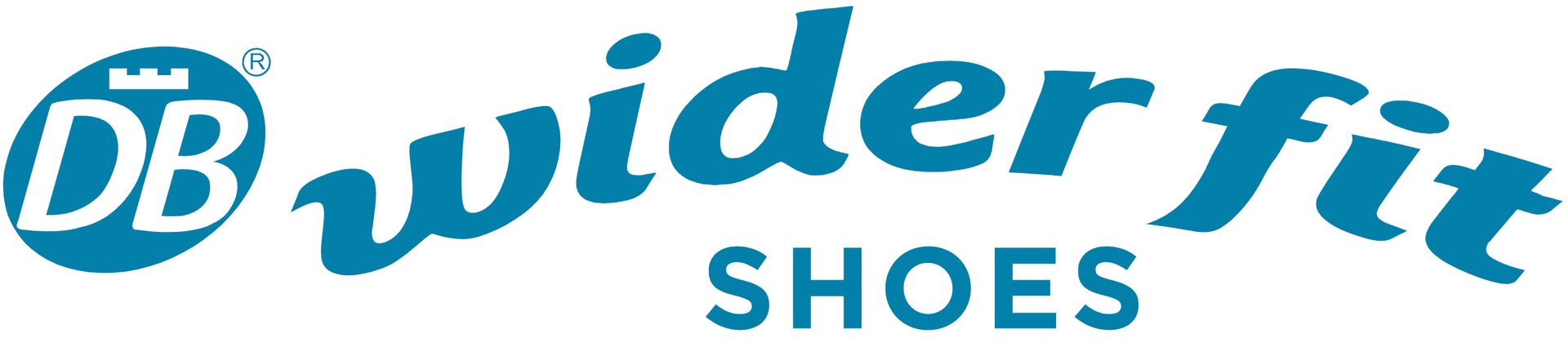 Toetal footcare Podiatrists, Cardiff & Pontypridd The logo for db wider fit shoes is blue and white.