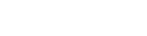 A white logo with blurred edges on a white background.