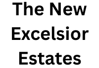 The New Excelsior Estates in bold, black text on a white background.