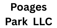 Poages Park LLC text on a white background.