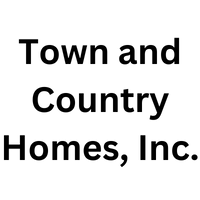 Town and Country Homes, Inc. logo in black text on white background.