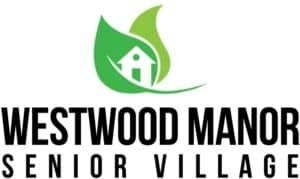 Logo: House within green leaves, 