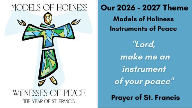 2026-2027 Parish Theme St. Anthony on the Lake