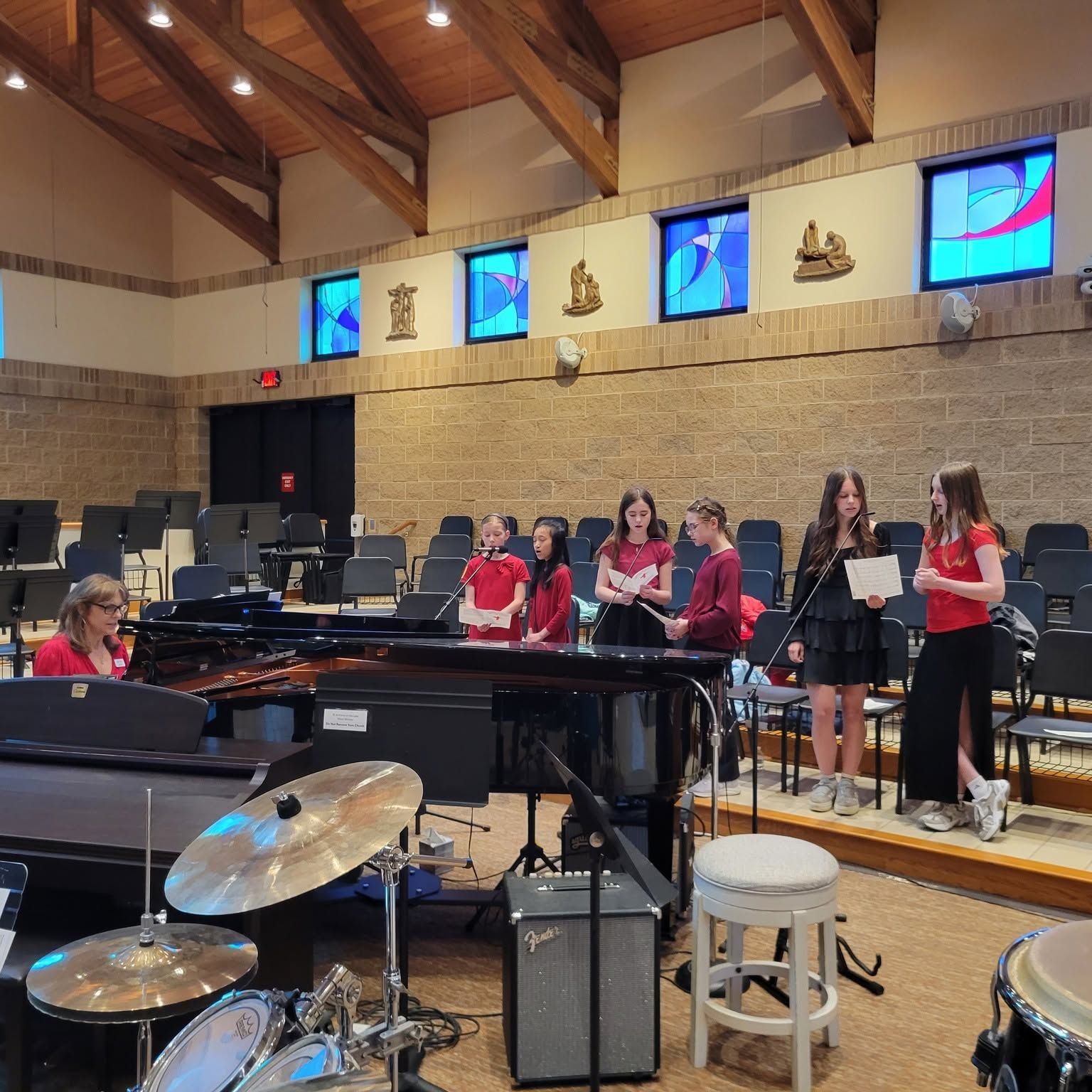 School Mass Singers at St. Anthony on the Lake
