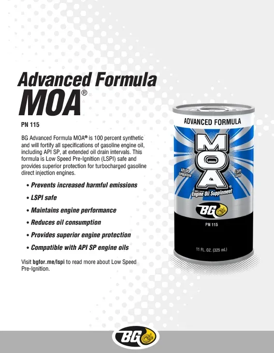 Advanced Formula MOA from BG | City Side Auto
