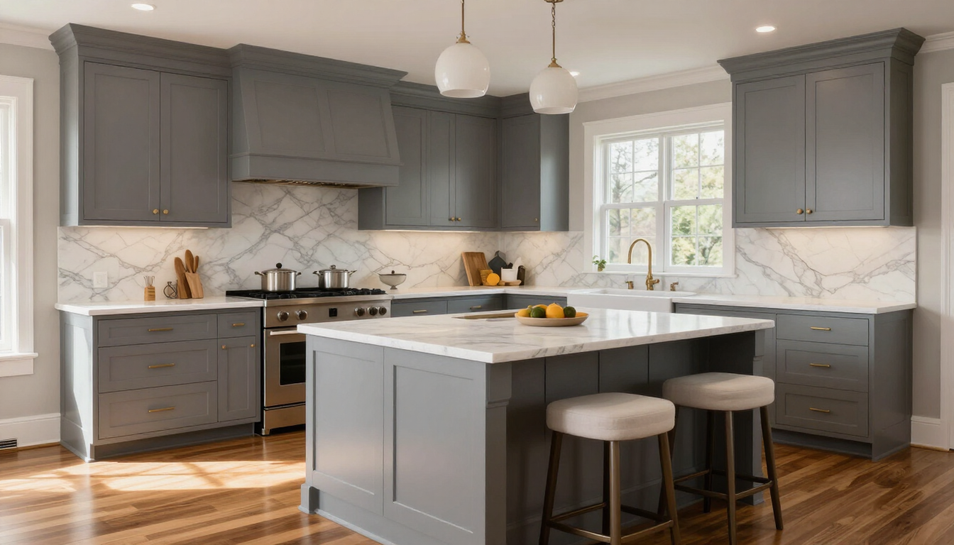 Transitional kitchen design example