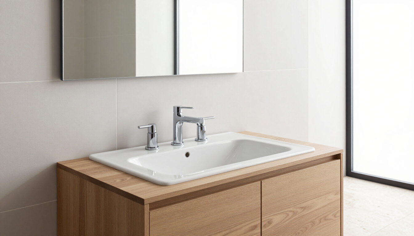 Stylish double vanity concept