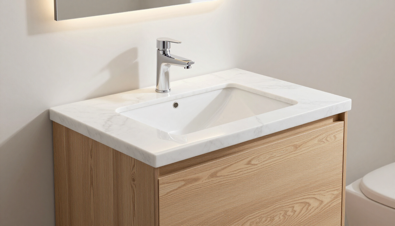 Modern compact vanity
