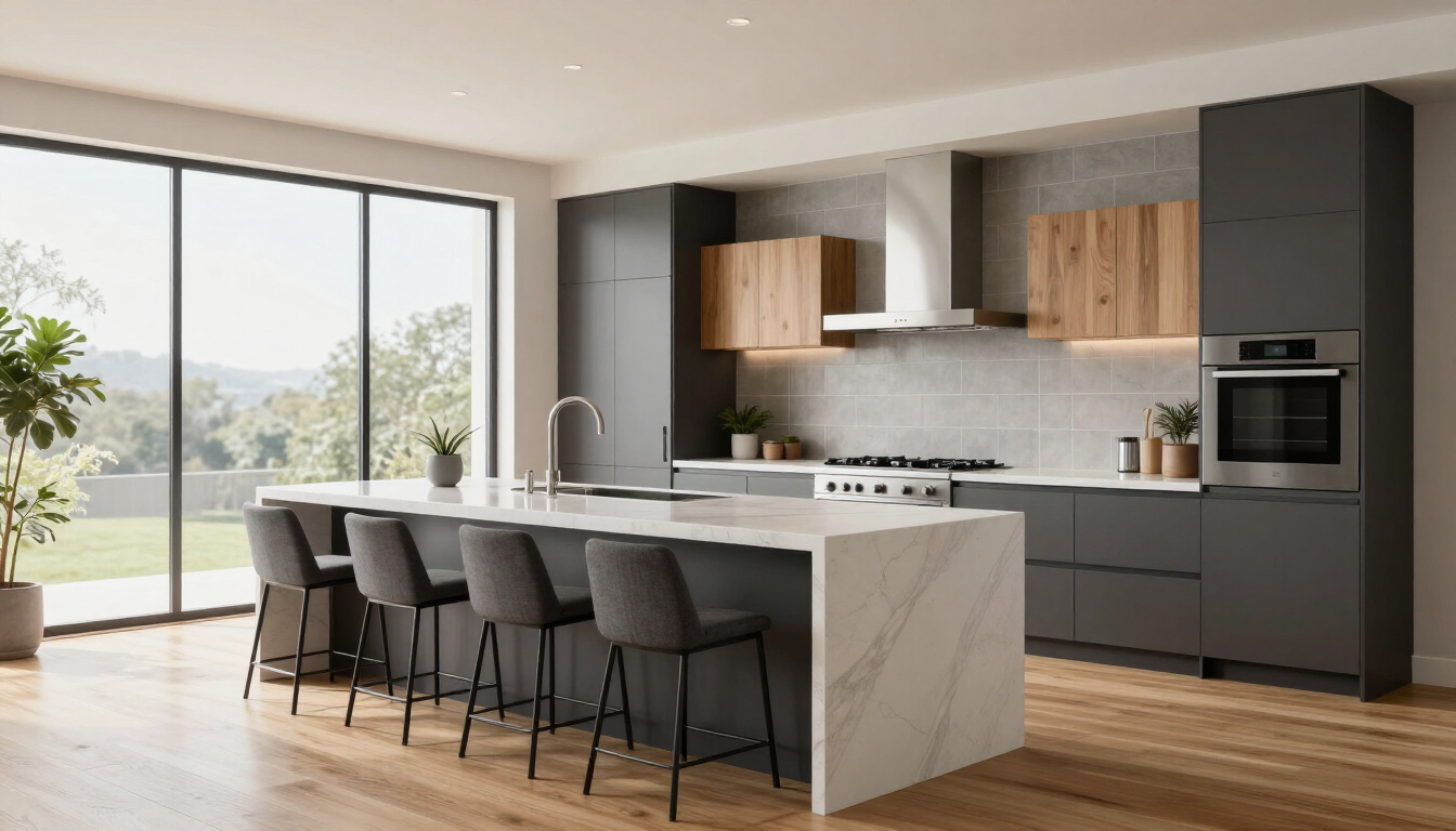 Modern kitchen tile trends 2026 backsplash and flooring