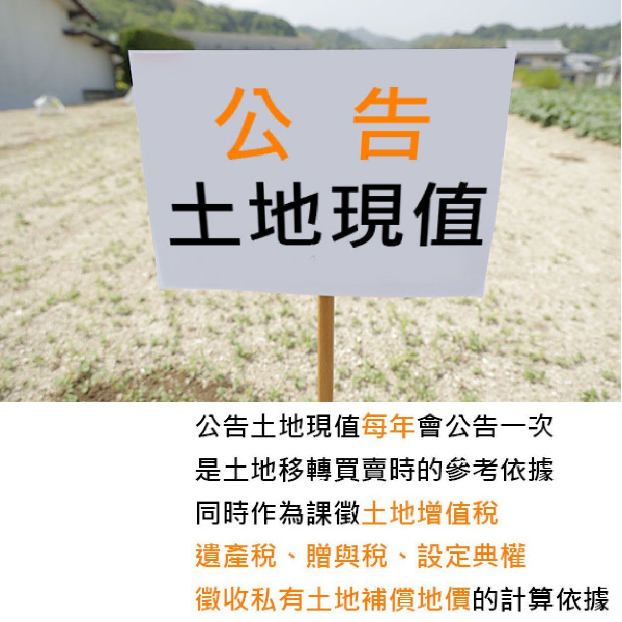 公告土地現值