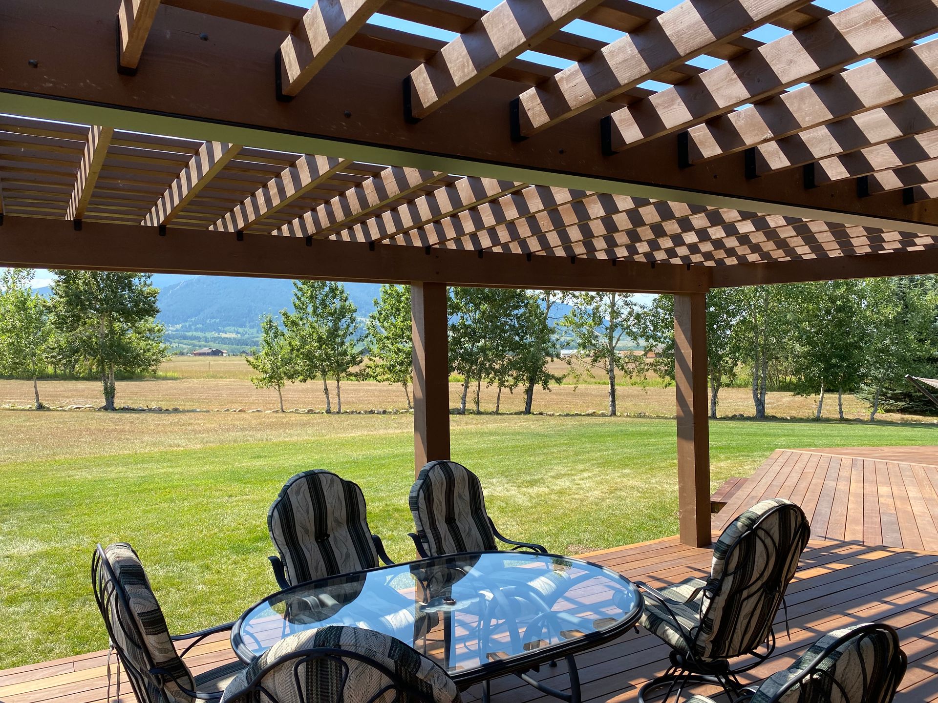IPE Hardwood Deck with Pergola
