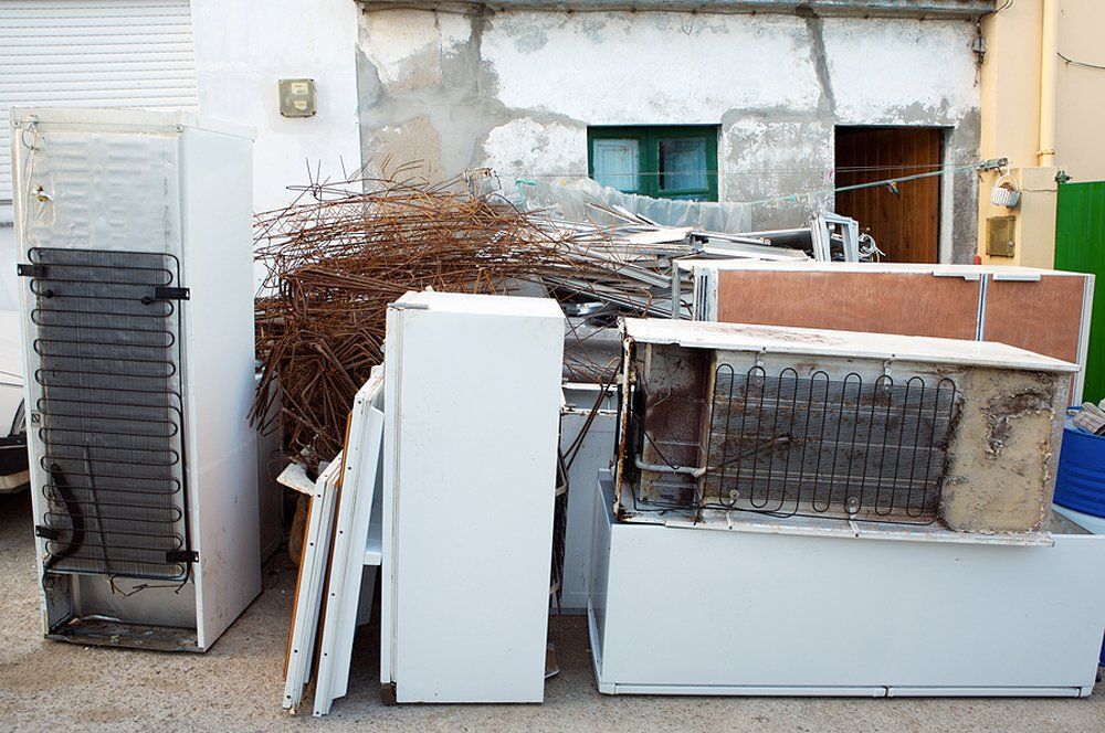 Old Appliances And Furniture