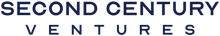 A logo for second century ventures is shown on a white background