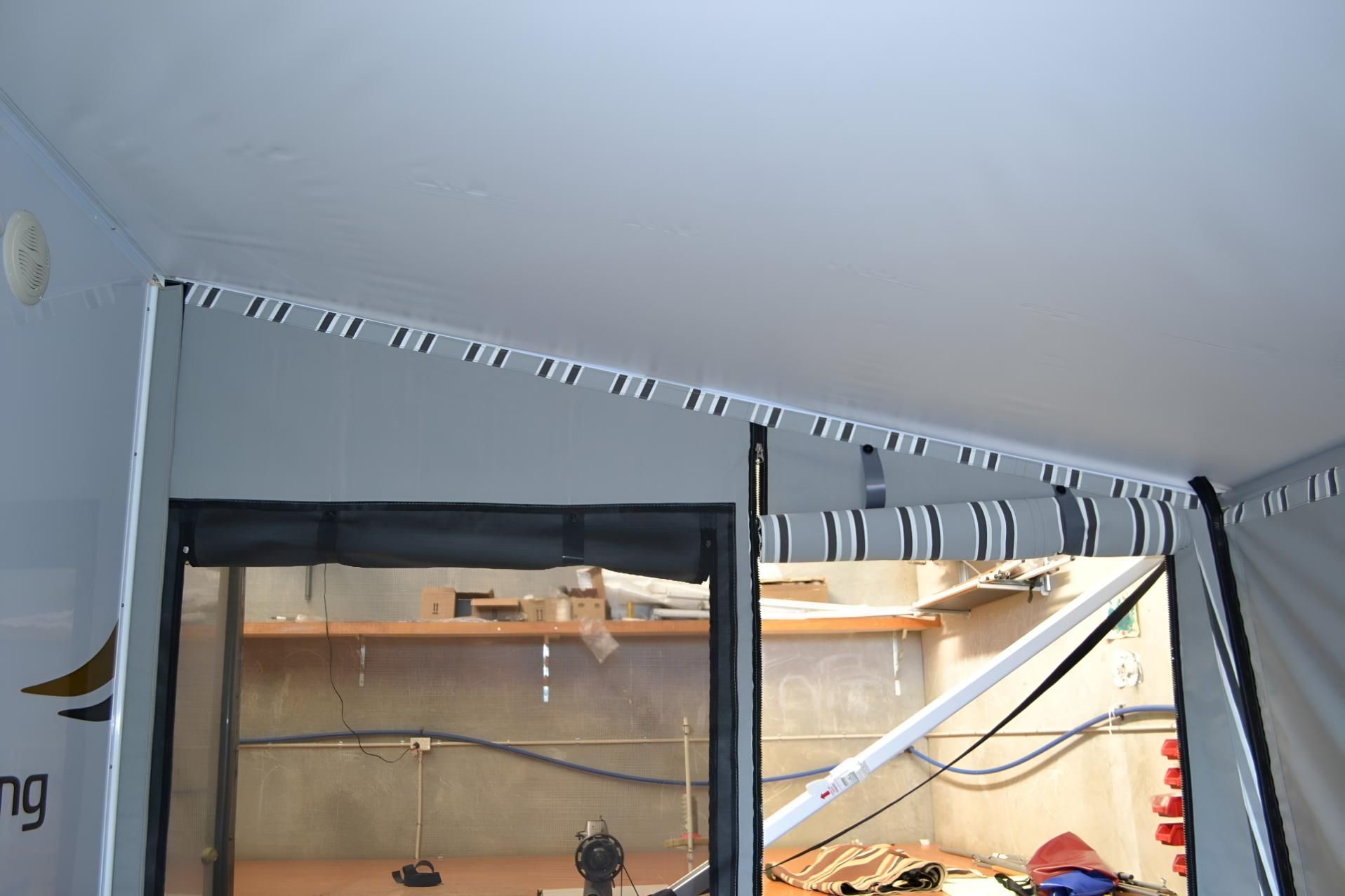 White Caravan Annex — Glenvale Canvas Pty Ltd in Wilsonton, QLD