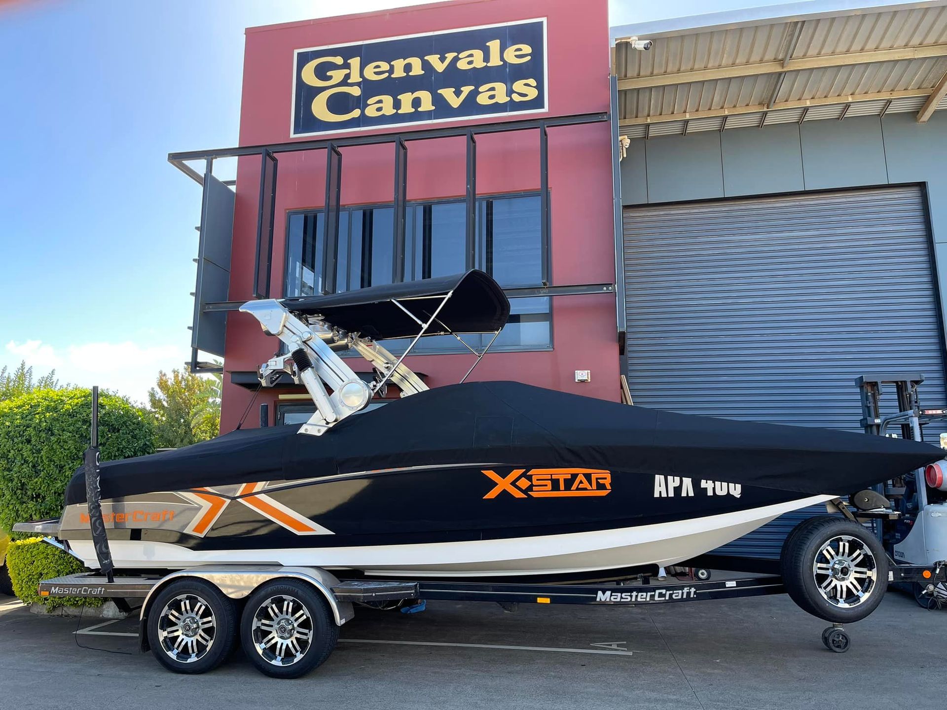 Black Truck With a Canopy — Glenvale Canvas Pty Ltd in Wilsonton, QLD